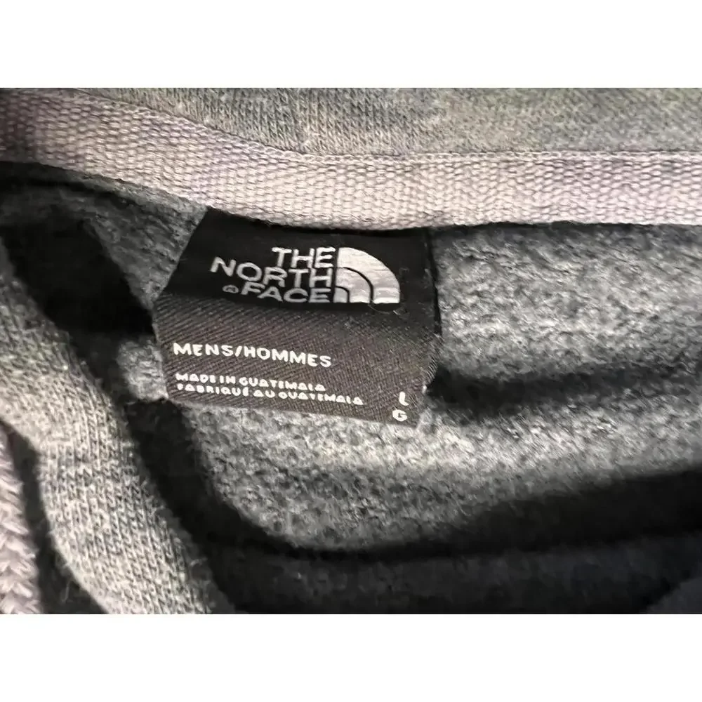 The‎ North Face Men's Grey Hoodie Sweatshirt Large